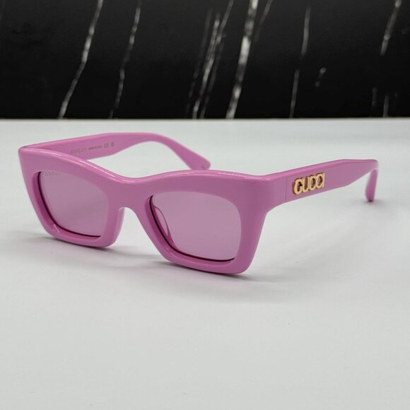 NEW GG1773S 010 GUCCI CAT EYE PINK WOMEN GUCCI SUNGLASSES - Picture 1 of 10